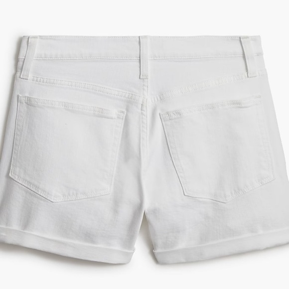 🏷️ 4/$25 J. Crew Classic Denim Shorts in White, Size 29 - Picture 5 of 9